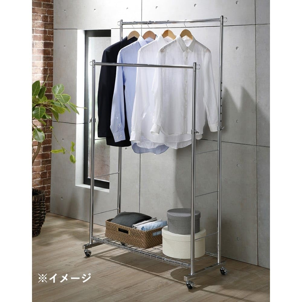 ハンガーラック パイプハンガーラック 耐荷重200KG Amazon｜ハンガーラック パイプハンガー ダブル カーブデザイン