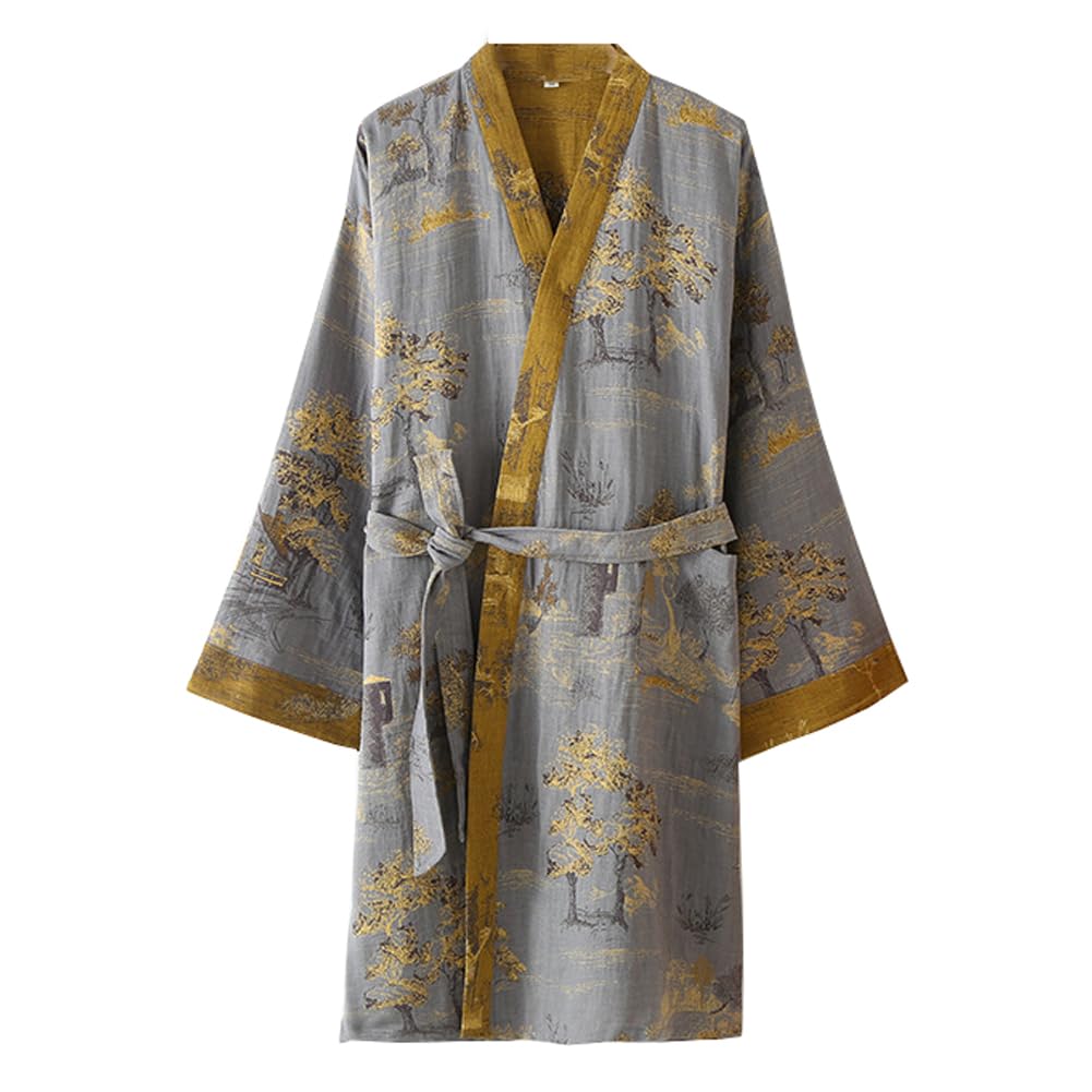Pyjama de style japonais en gaze de coton
