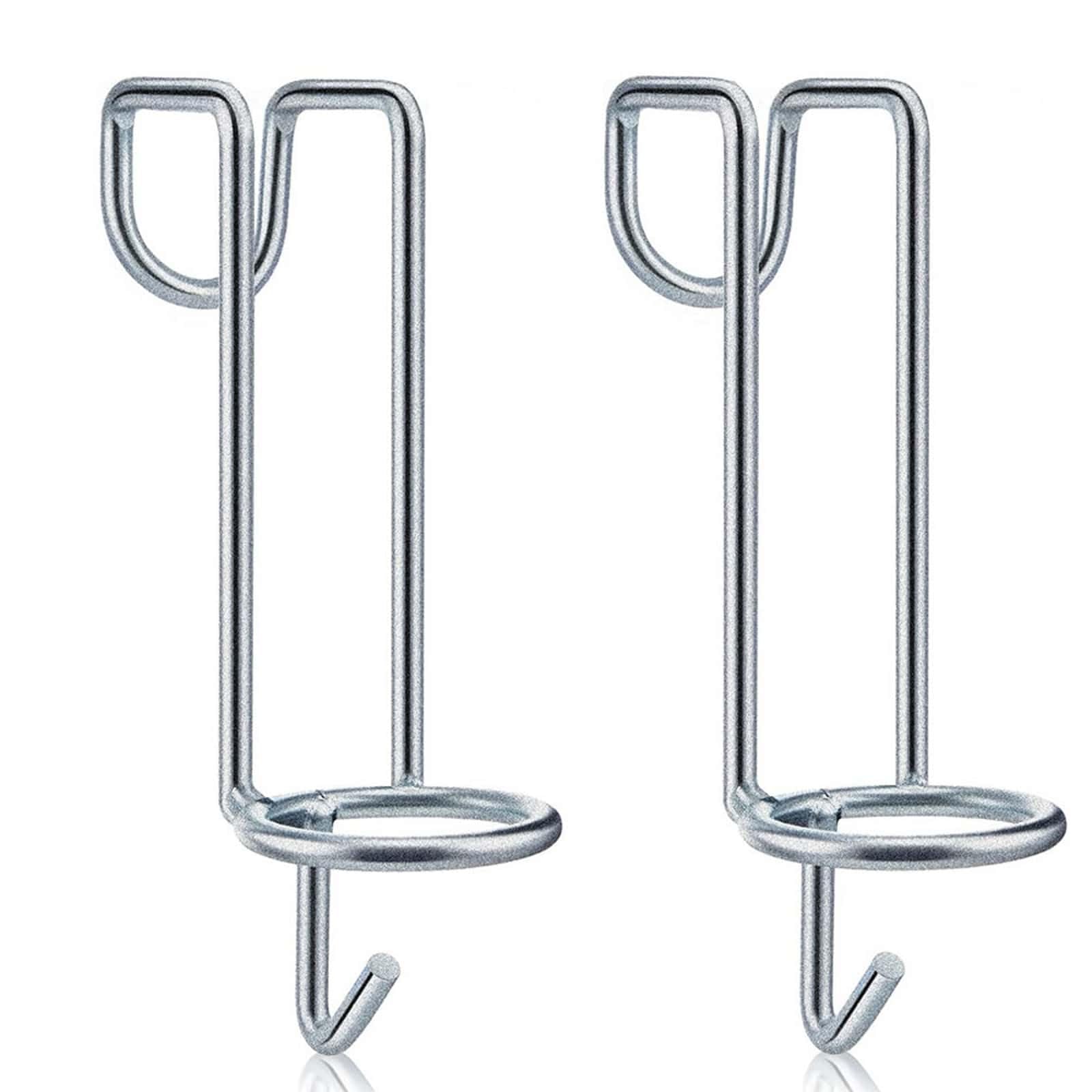 Lot de 2 crochets robustes amovibles pour seau à eau pour cheval - Pour murs ou portes d'équitation - Fournitures de bétail