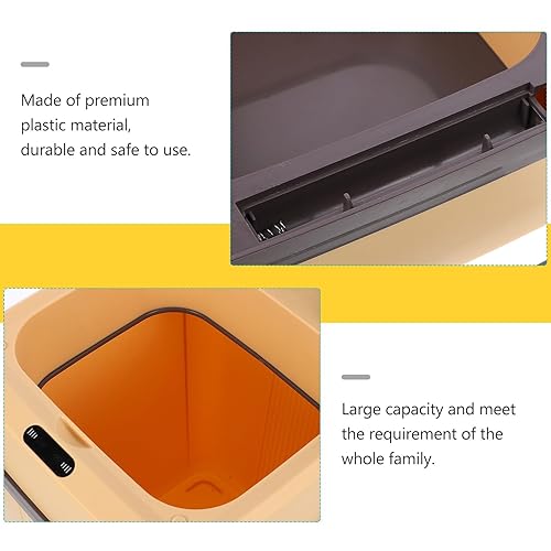 Miniatura 9 de Automatic Contactless Trash Can Smart Garbage Bin with Modes Battery Operated Plastic Waste Container for Kitchen Office Bathroom Touchless Sensor