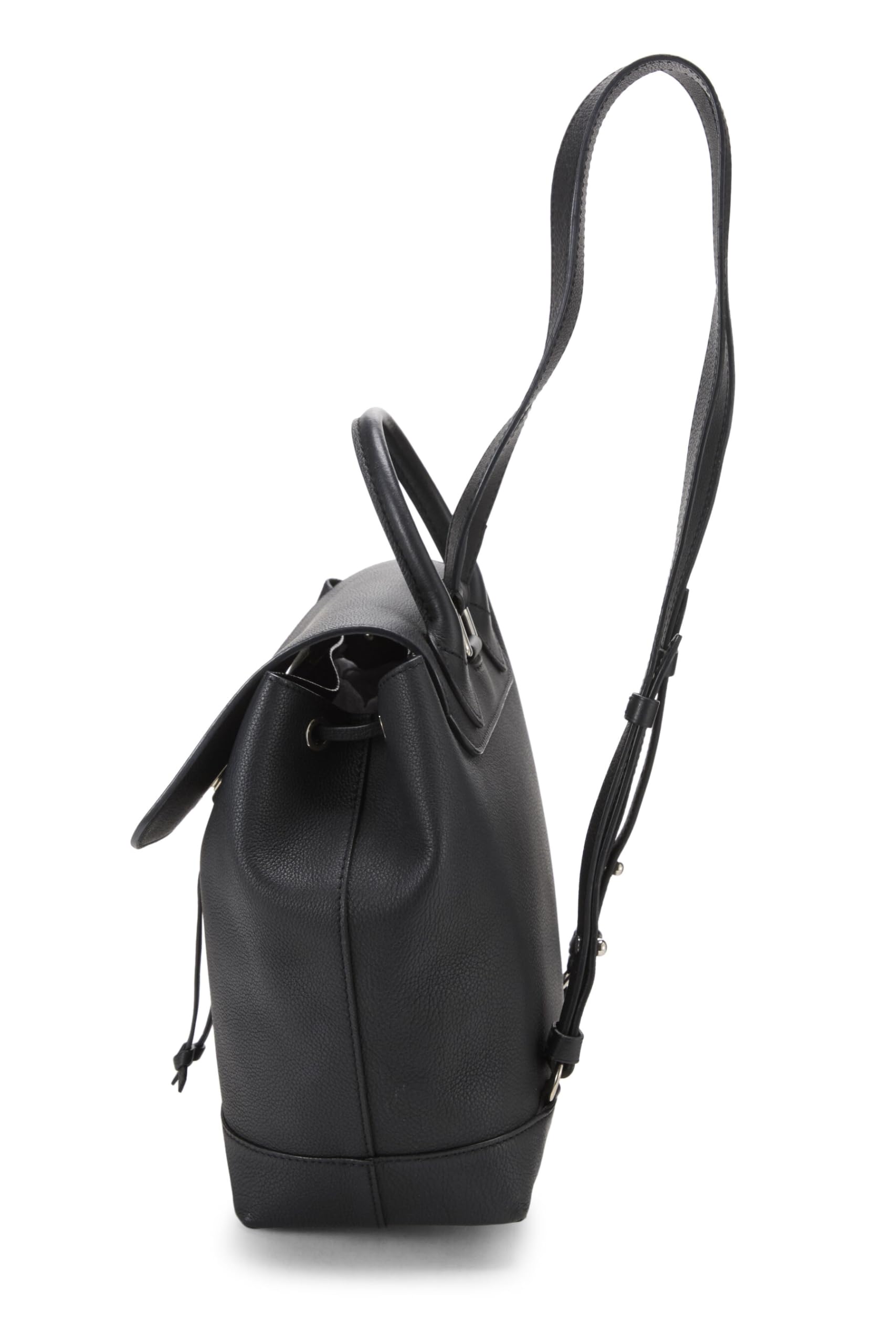 Louis Vuitton, Pre-Loved Black Leather Lockme Backpack, Black