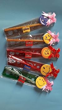 CrazyGifts Birthday Party Return Gifts Mix Stationery Kit Set for Kids | Multi, Set of 24