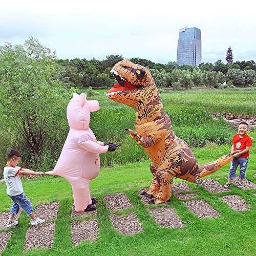 Jashke inflatable dinosaur costumes for adult dinosaur halloween t rex costume for adults 2 Jashke inflatable dinosaur costumes for adult dinosaur halloween t rex costume for adults - image 3