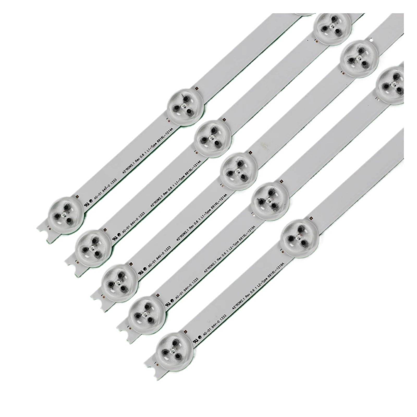 eufeifeiegds 5/10/50 Kits LED-Licht for 42ln5400 42ln5700 42la6130 42la6200 42LA620V 42LA6218 42LA621S 42LN 42LA 6916L-1385A 6916L-1415A(10kits Original 42LN)