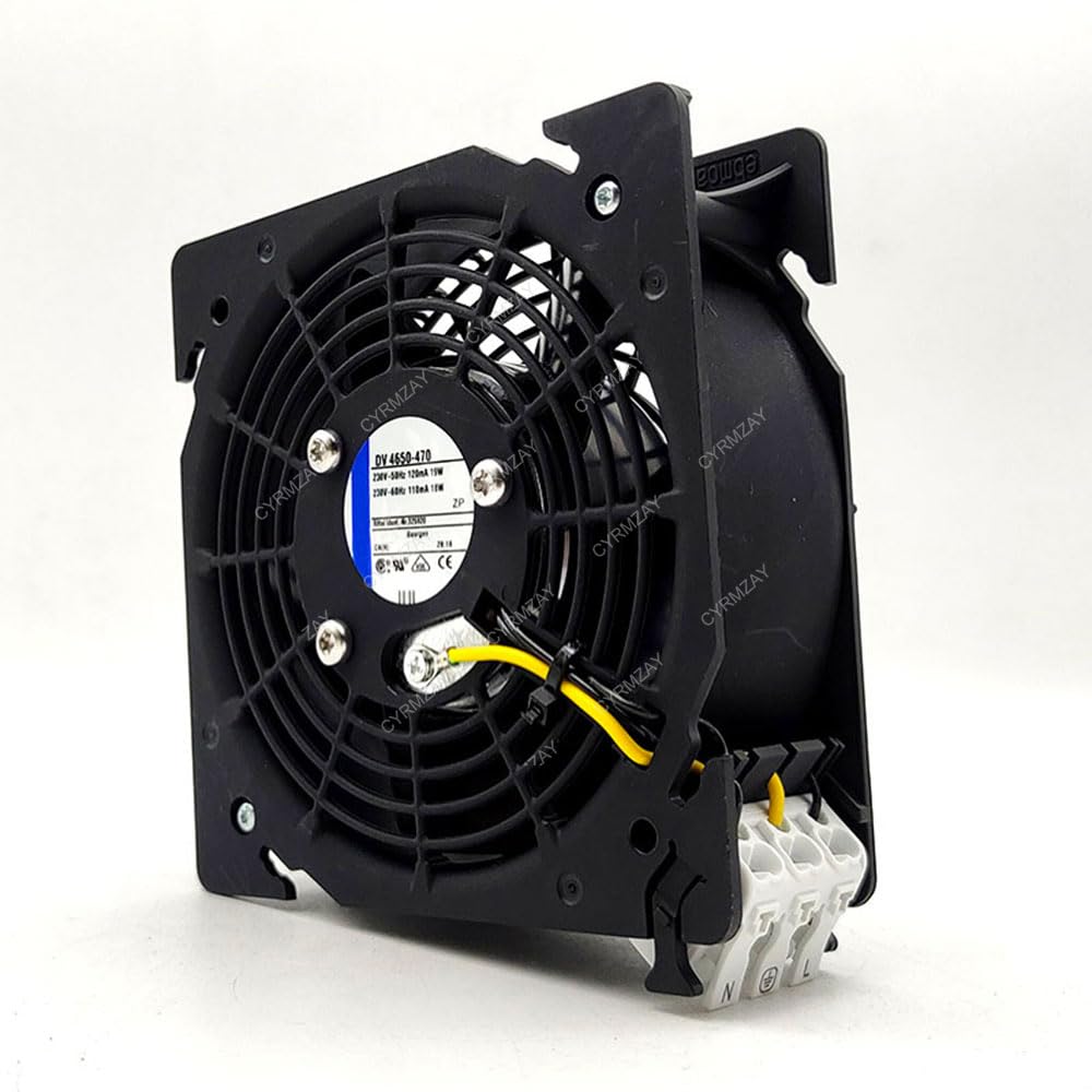 CYRMZAY Compatibel voor DV4650-470 230V 120mA 19W 12038 12cm 2-Wire Cooling Koelventilator