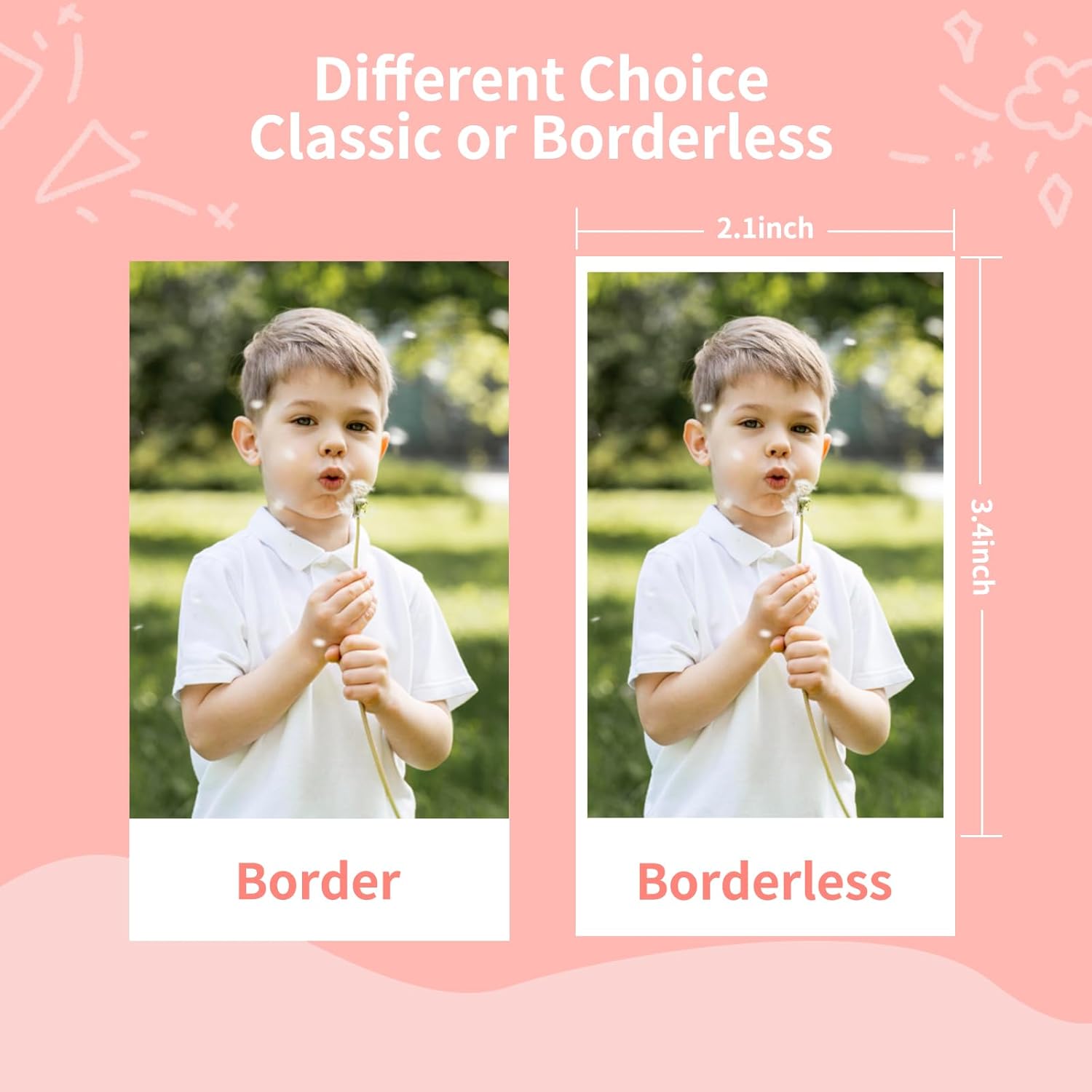 HPRT 2"x3" One-piece Photo Paper and Color Ribbon Cartridge Refill (20 Sheets), Compatible with HPRT CP2100 Mini Photo Printer & Z3 Instant Camera - Image 6