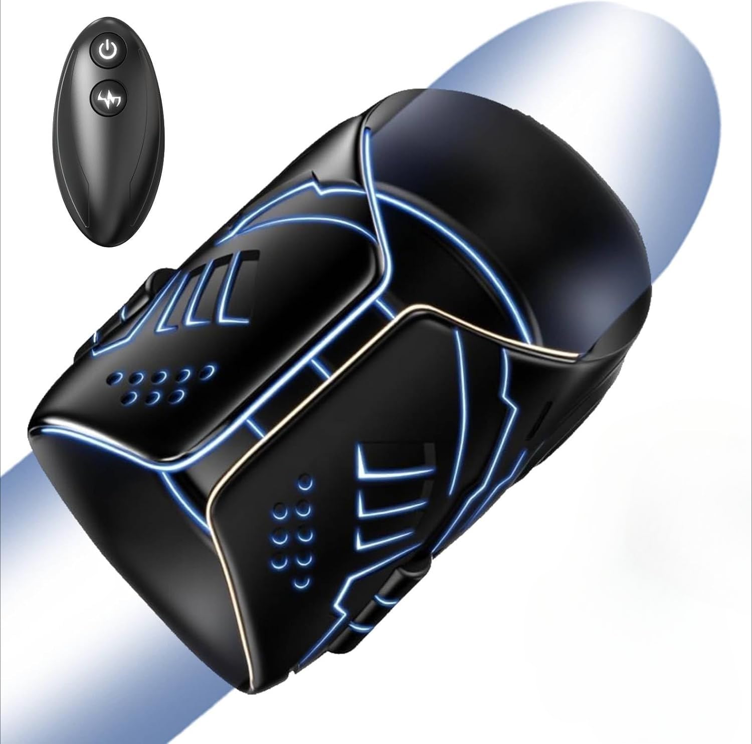 2-en-1, anneau vibrant universel, sextoy, vibromasseur avec télécommande, 9 modes, vibromasseur