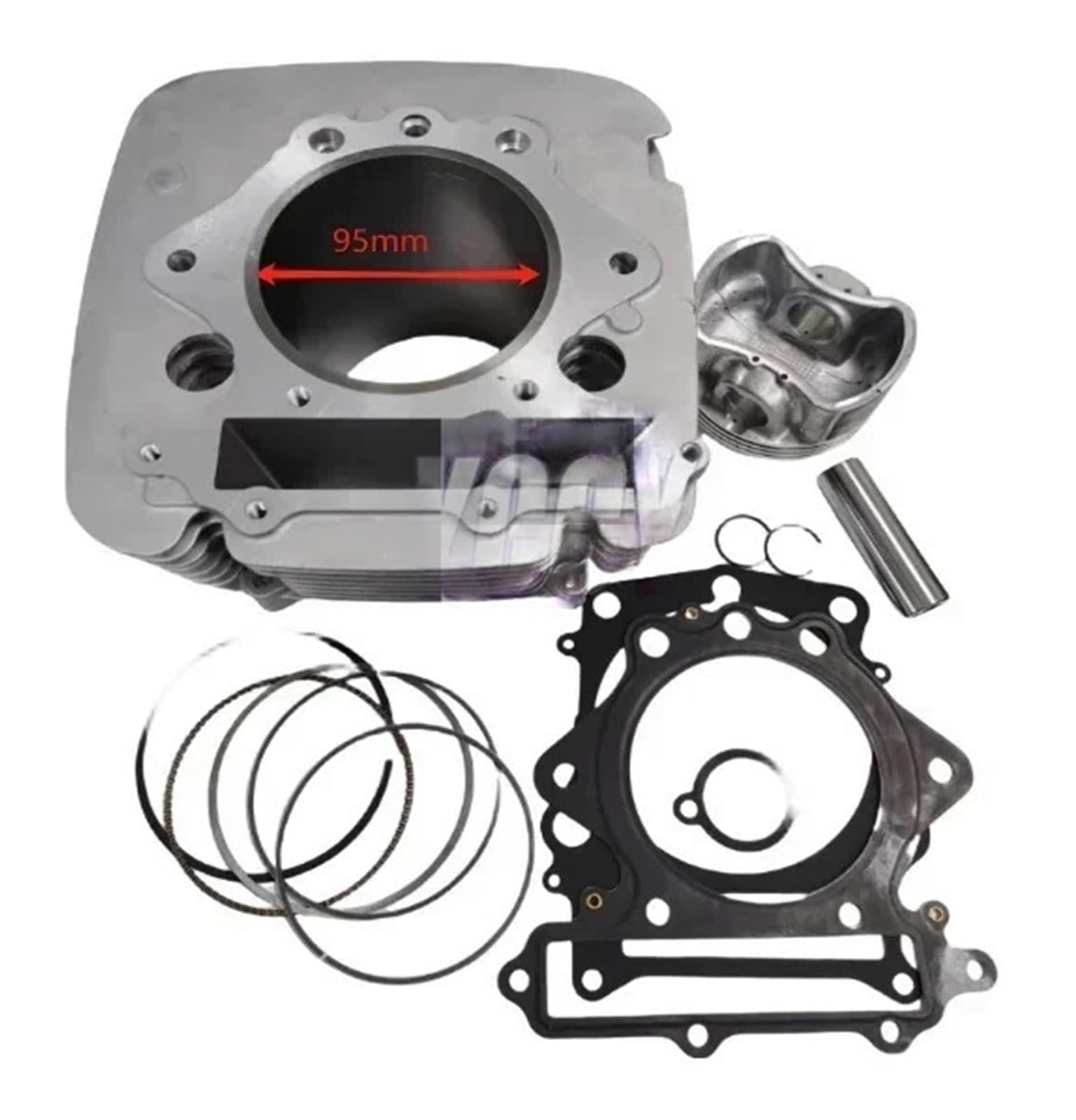 Pasuje Do Grizzl600 XT600 YFM600F Grizzly YFM XT 600 95mm 600cc Nienaganny Zestaw Cylindrów Silnika Motocykla Głowice cylindrów Zestaw Tłoka Cylindra