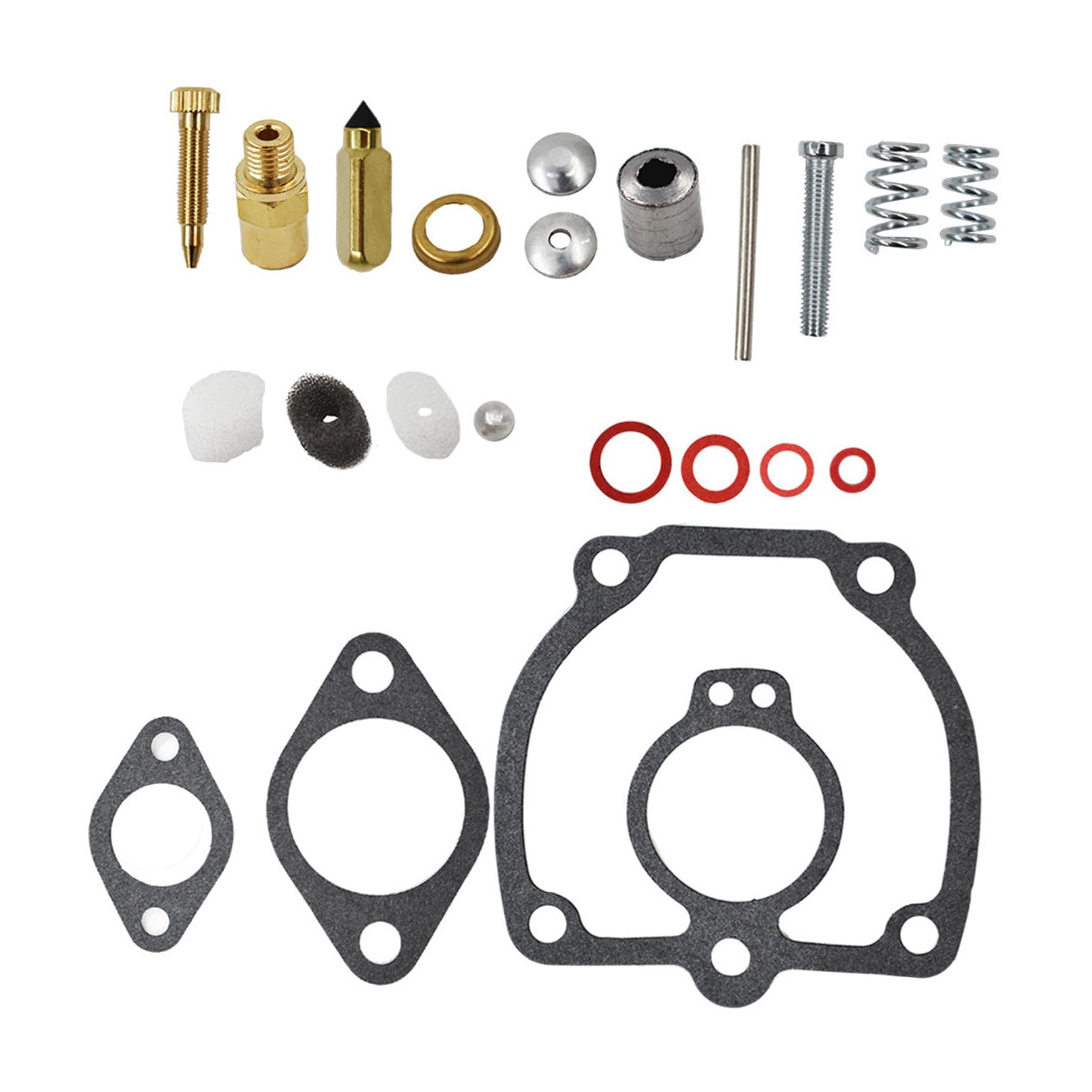 Carburetor Repair Rebuild Kit Fit for International Farmall IH H O4 W4 I4 HV Tractor
