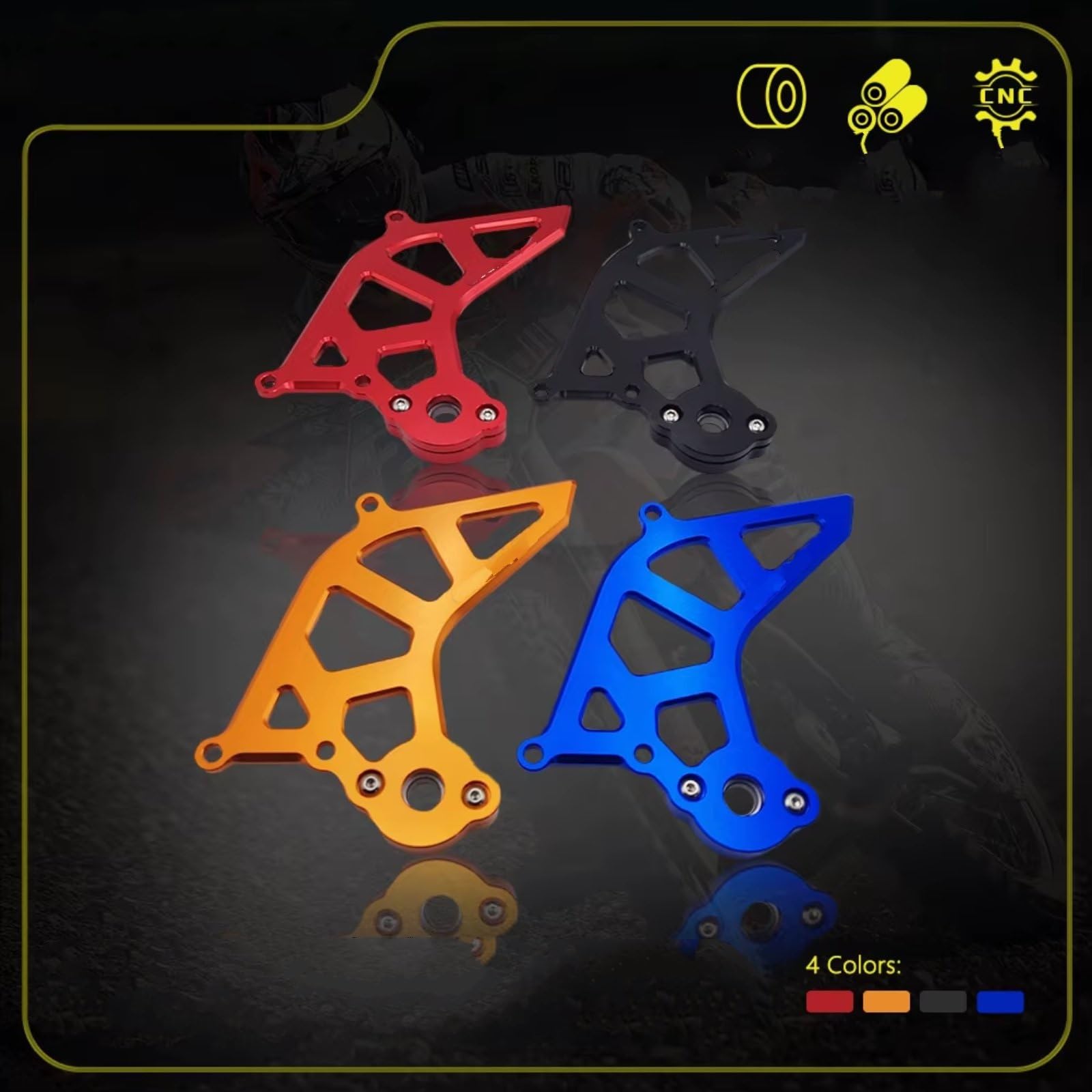 Cubierta protectora del piñón de cadena delantera para YAMAHA DT230 Cubierta Piñón motocicleta