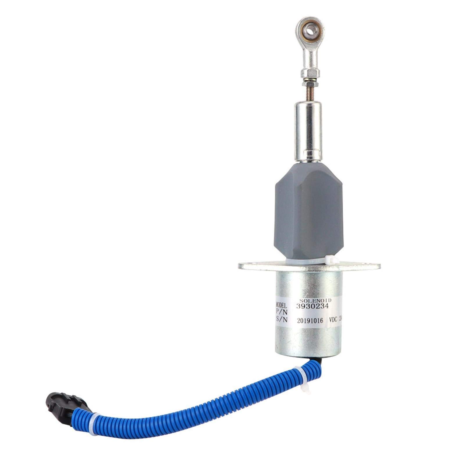 Válvula solenoide de apagado 6.3Ct8.3L/Sa 4355 24 Accesorios CC Corriente continua 24 V Adecuado para motores de apagado duraderos Accesorios Maquinaria de construcción de plástico de acero inoxidable