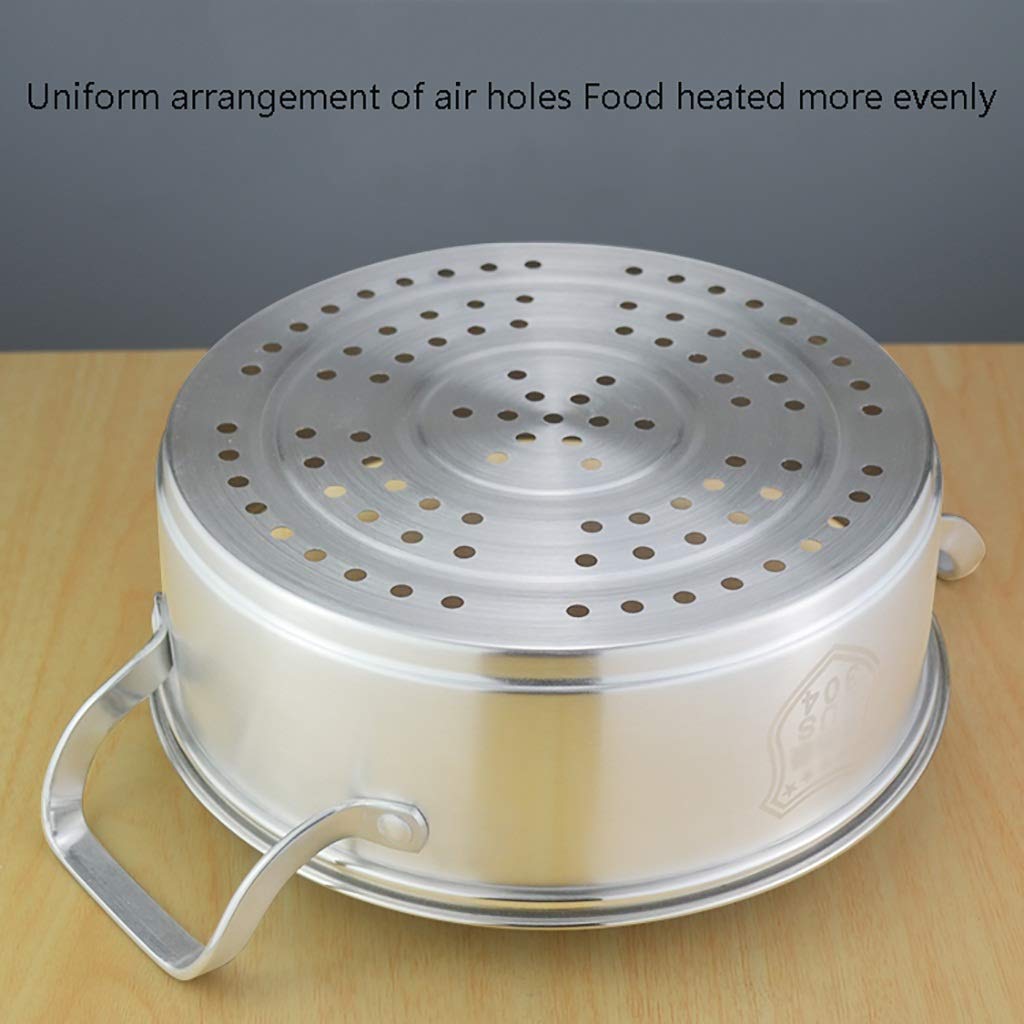 Creatore per cous cous in acciaio inox a 2 livelli con inserto a vapore a induzione, capacità 6,3 l, dimensioni ridotte 26 x 26 x 23,4 cm