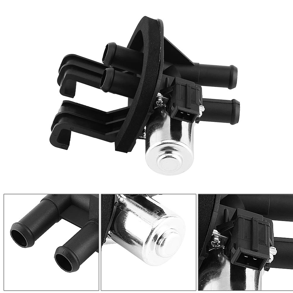 Valvola di Controllo del Riscaldatore, 1047752 Valvola di Controllo dell'Acqua in Metallo Nera per Ford Fiesta 1996-2001 KA 1997-2006 Puma 1998-2005