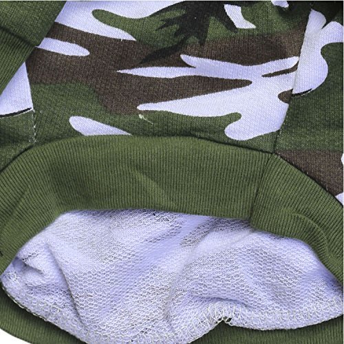Droolingdog Xs Dog Clothes Boy Camo Dog Tshirts Army Dog Shirts Puppy Camouflage Boy Dog Clothes, Xs, Green #TOP3