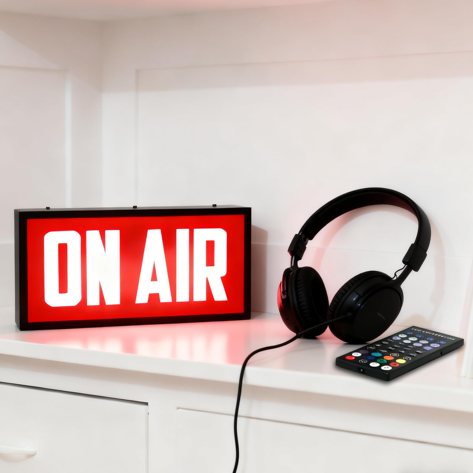 ON AIR Sign Wall Mountable Pulsing On Air Light Sign, Bedroom Children's Room Dining Room Recording Studio Lights Commercial Space Home Decoration Gift — image 1