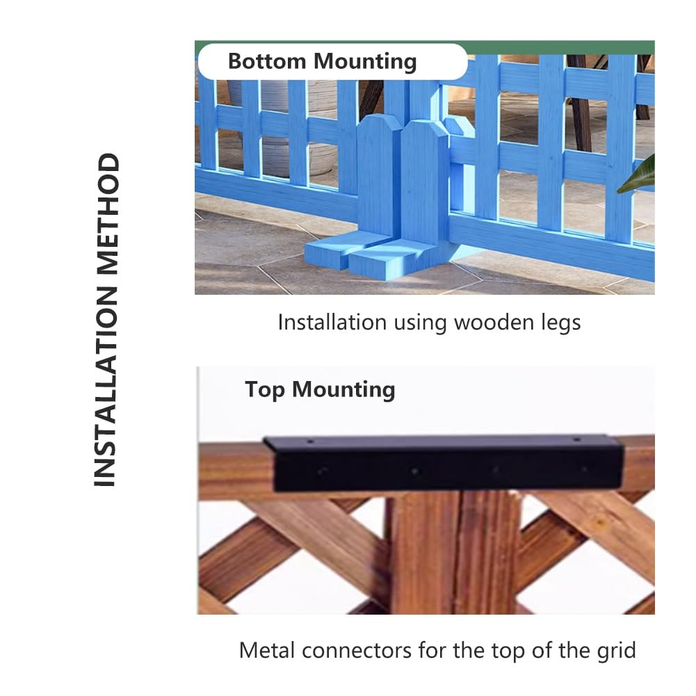Pannello A Traliccio In Legno Per Giardino – Griglia Multiuso Per La Privacy Su Patio, Cortili E Balconi – Supporto Decorativo Per Piante Rampicanti(Beige,90x90cm/35.4x35.4")