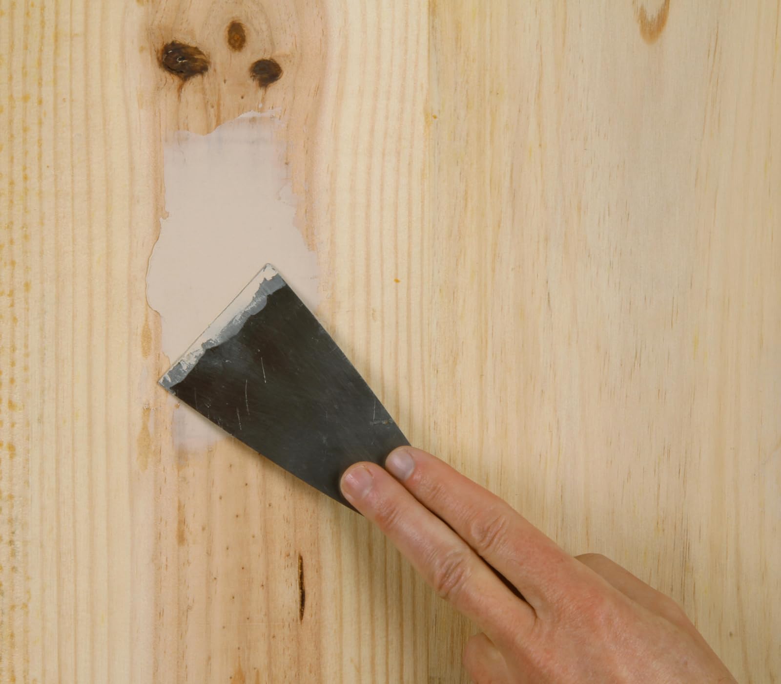 Semin - Reboucheur Bois - Sem Wood - Traitement des Trous et Fissures - Intérieur/extérieur - Finition Bois Clair - Prêt à l’emploi - Seau de 1 kg (Lot de 3)