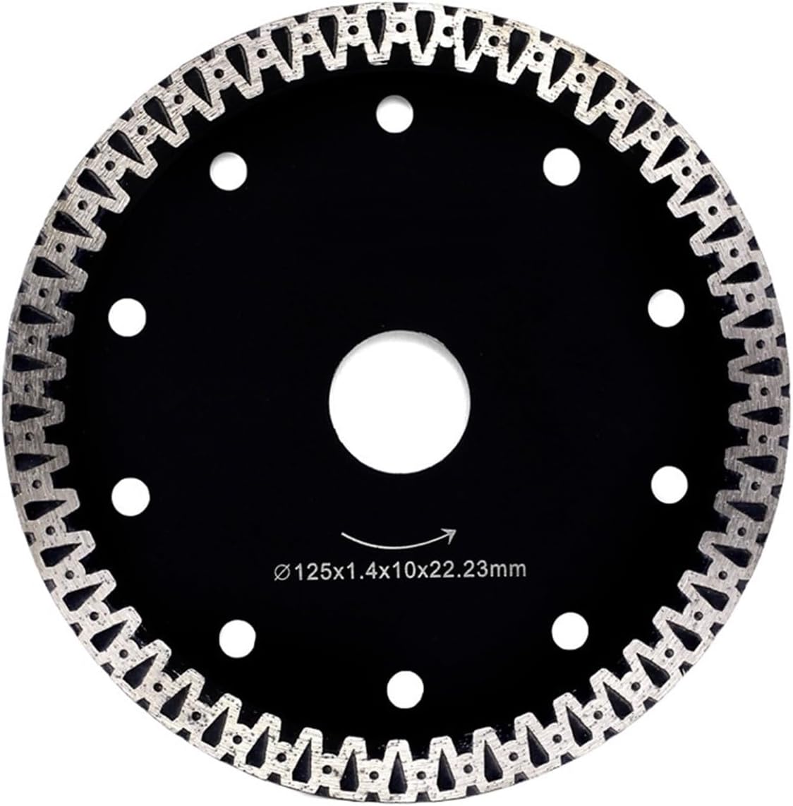 Circular Saw Blade Metal Cutting Saw Blade 5 Inch Diamond Saw Blade Cutting Disc Thin Diamond Tooth Cutter Wheel Saw Blade