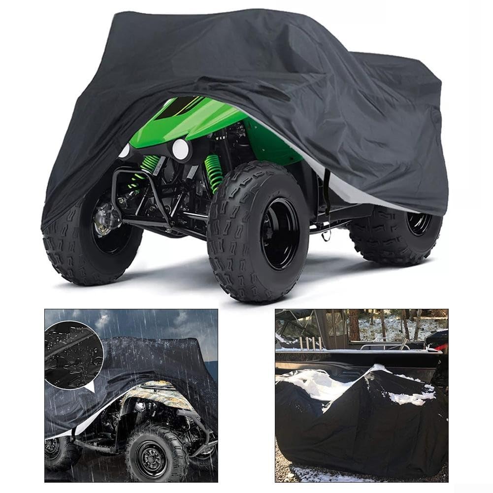 Cubierta para cortacésped, cubierta para tractor de césped, cubierta para cortacésped, tela Oxford impermeable, protector de equipo de jardín al aire libre, 145 x 85 x 98 cm, 210 x 120 x 115 cm