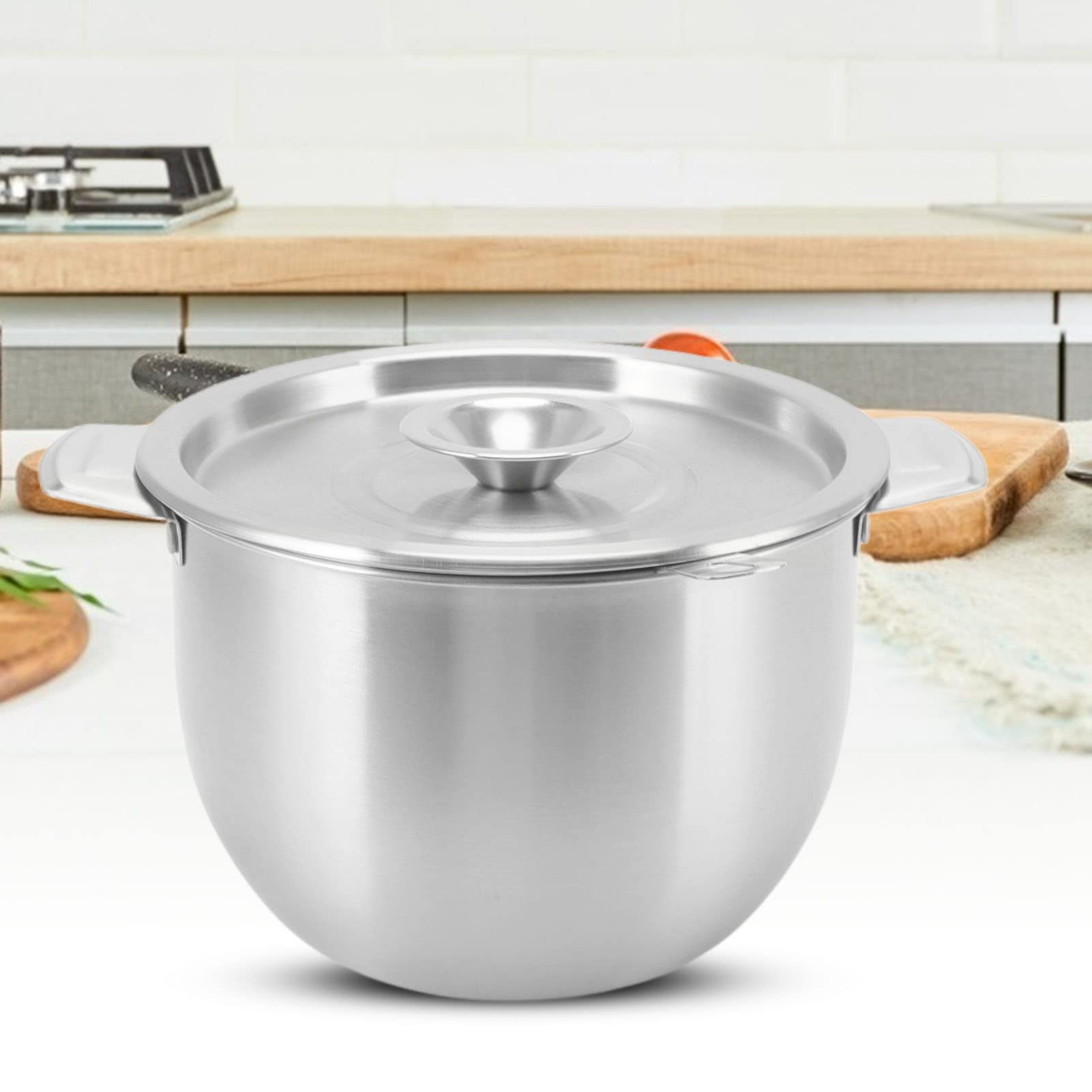 Pot de Filtrage et Stockage d'Huile Alimentaire en Acier Inoxydable 2.8 Litres, Équipé d'une Crépine Filtre pour Huile de Friture et Graisse de Cuisson, Récipient de Conservation Pratique Argenté