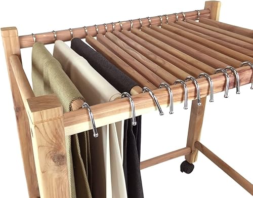 Miniatura 4 de Perchero aromático de cedro rojo para pantalonesperchero (tamaño regular 16 varillas)