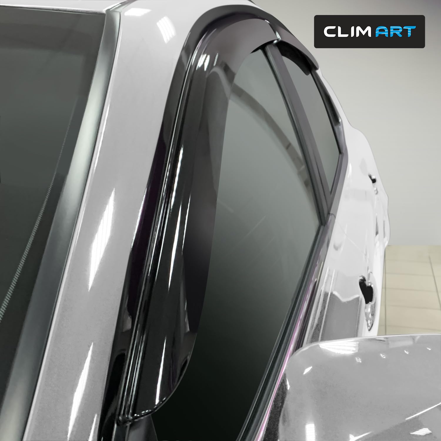 CLIM ART Deflektory do/kompatybilne z Toyota Camry 18-24 - Naklejana 4 szt