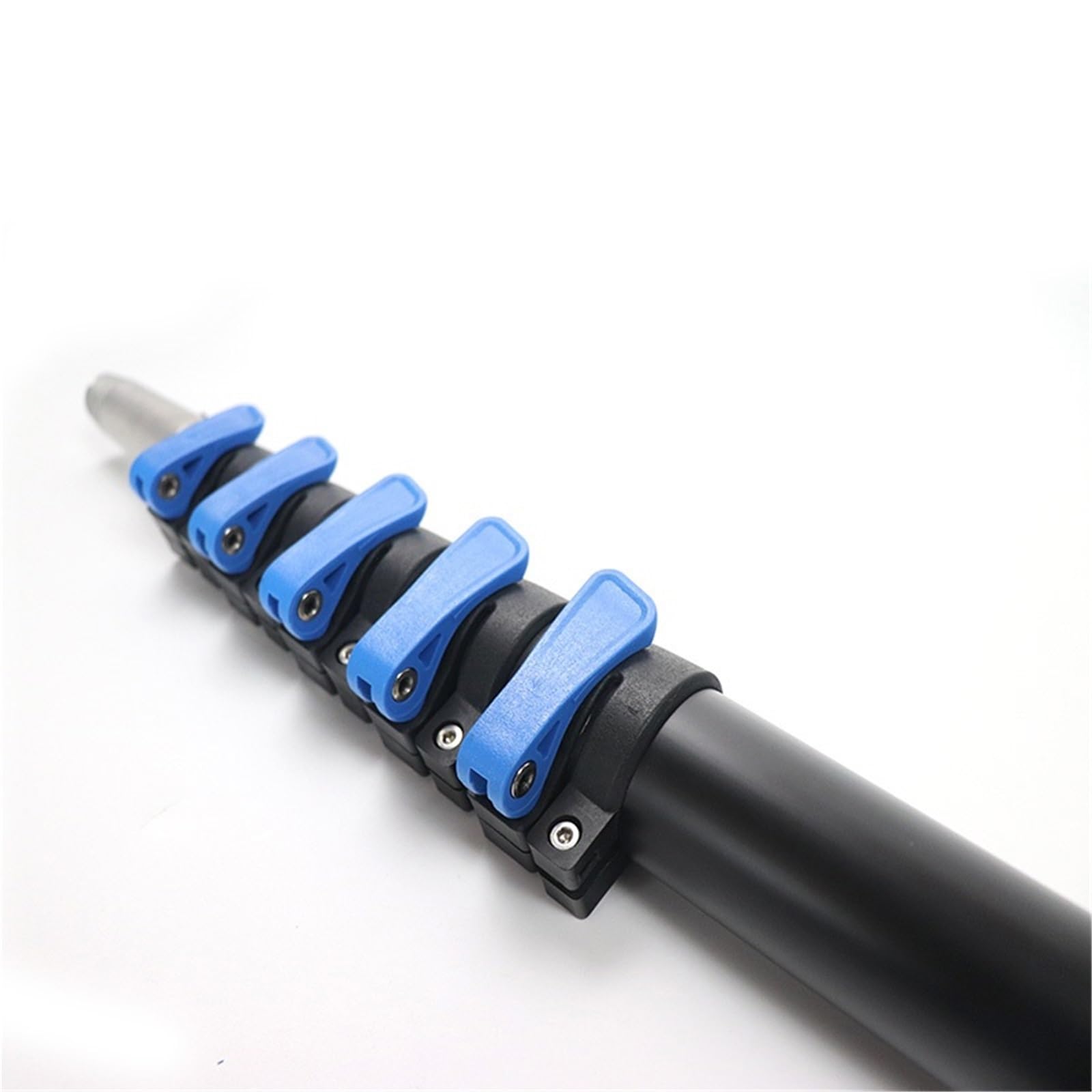 Perche Télescopique En Aluminium Robuste De 12/15/20 Pieds, Manche Long, Extensible, Haute Portée, Nettoyage/peinture (couleur Aléatoire)(12ft)