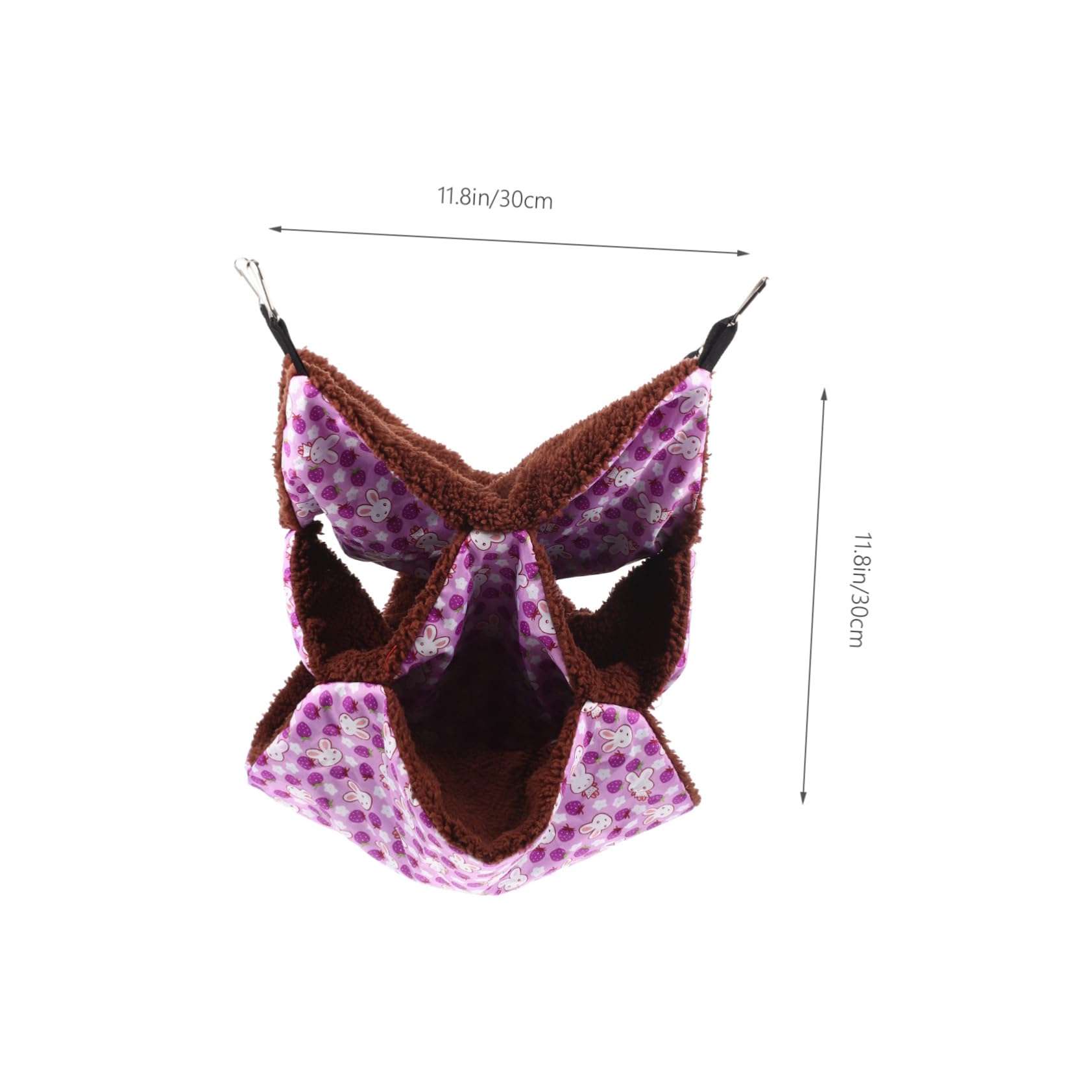 POPETPOP 4pezzi Hammock Per Criceti e Piccoli Animali Letto Morbido e Confortevole Amaca Calda Peluche Per Sonno Accessorio Per Gabbia Di Furetti e Porcellini
