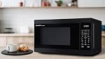 SHARP Countertop Microwave Oven with Removable 12.4" Carousel Turntable, 1000 Watt, 1.1 Cubic Feet, Black