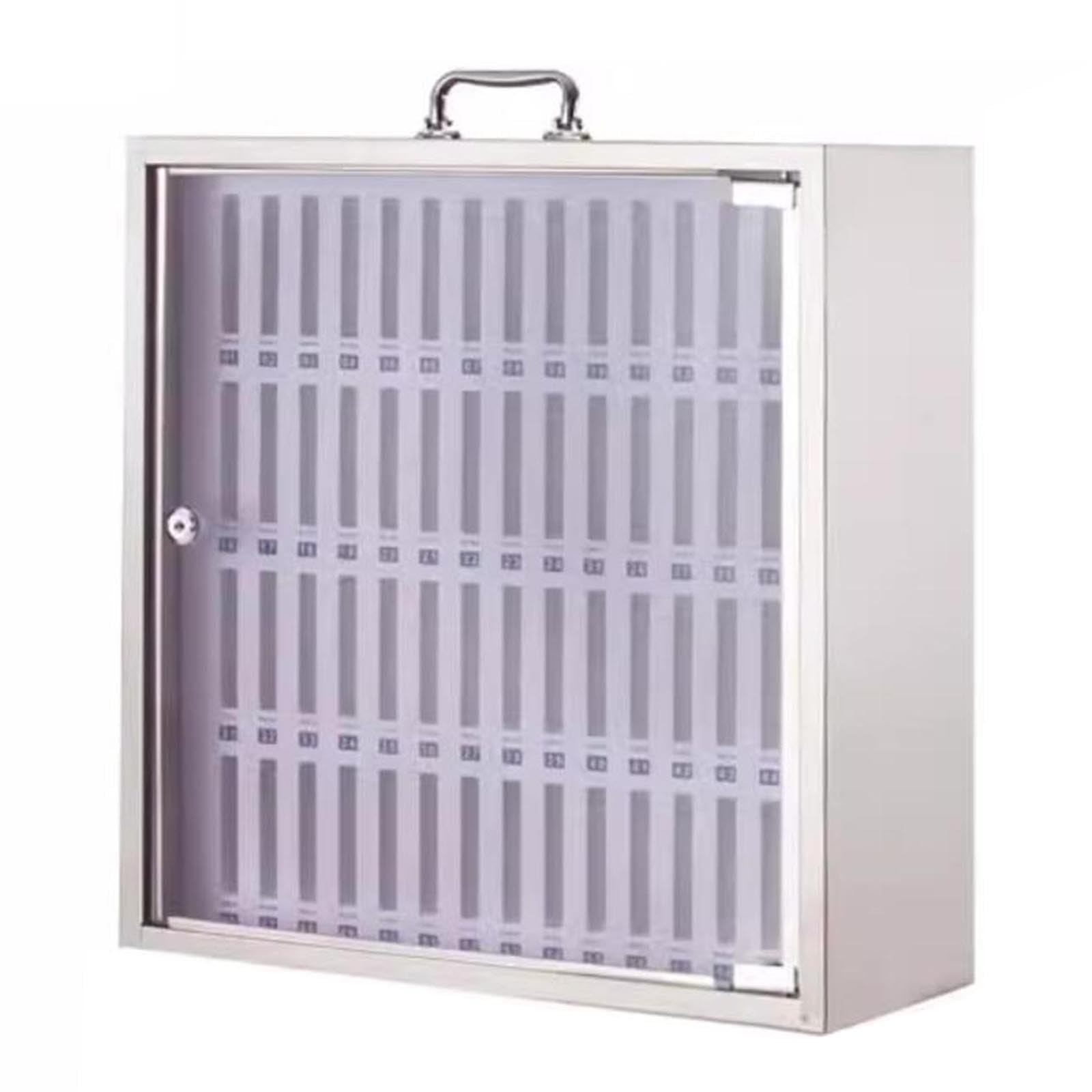 Scatola Organizer per Telefono Tavolo Porta Telefono A Parete Custodia per Telefono con Serratura unità di Archiviazione per Telefono da Ufficio E Scuola Contiene 12~60 Posizioni(24 Bits)