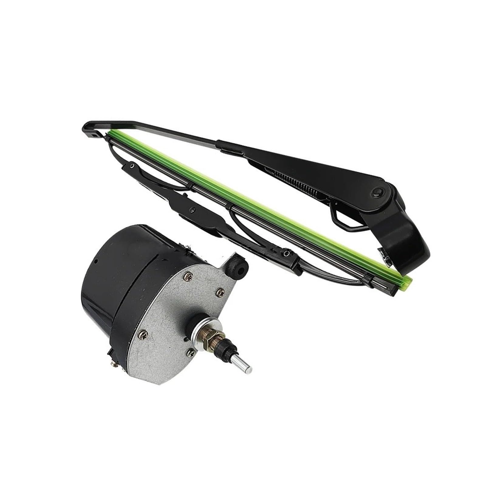 Moteur d'essuie-glace arrière Moteur D'essuie-glace 12V Ou Bras Avec Lame, Pour Willis, Pour Jeep, Tracteur 01287358, 7731000001, 0390506510(1Set Wiper and Motor)