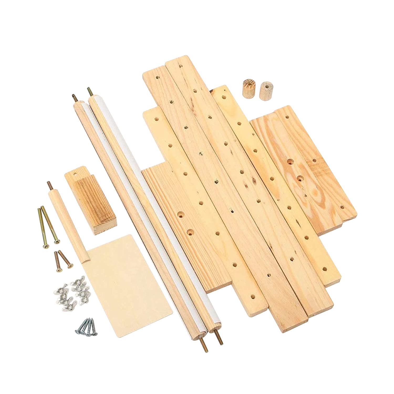 Adjustable Cross Stitch Frame Stand, Embroidery Hoop Stand Frame Cross Stitch Frame Stand, Tapestry Floor Stand Needlework Table Stand Quilting Frame Stand with 5 Adopted Height Level (20" x 15.7")