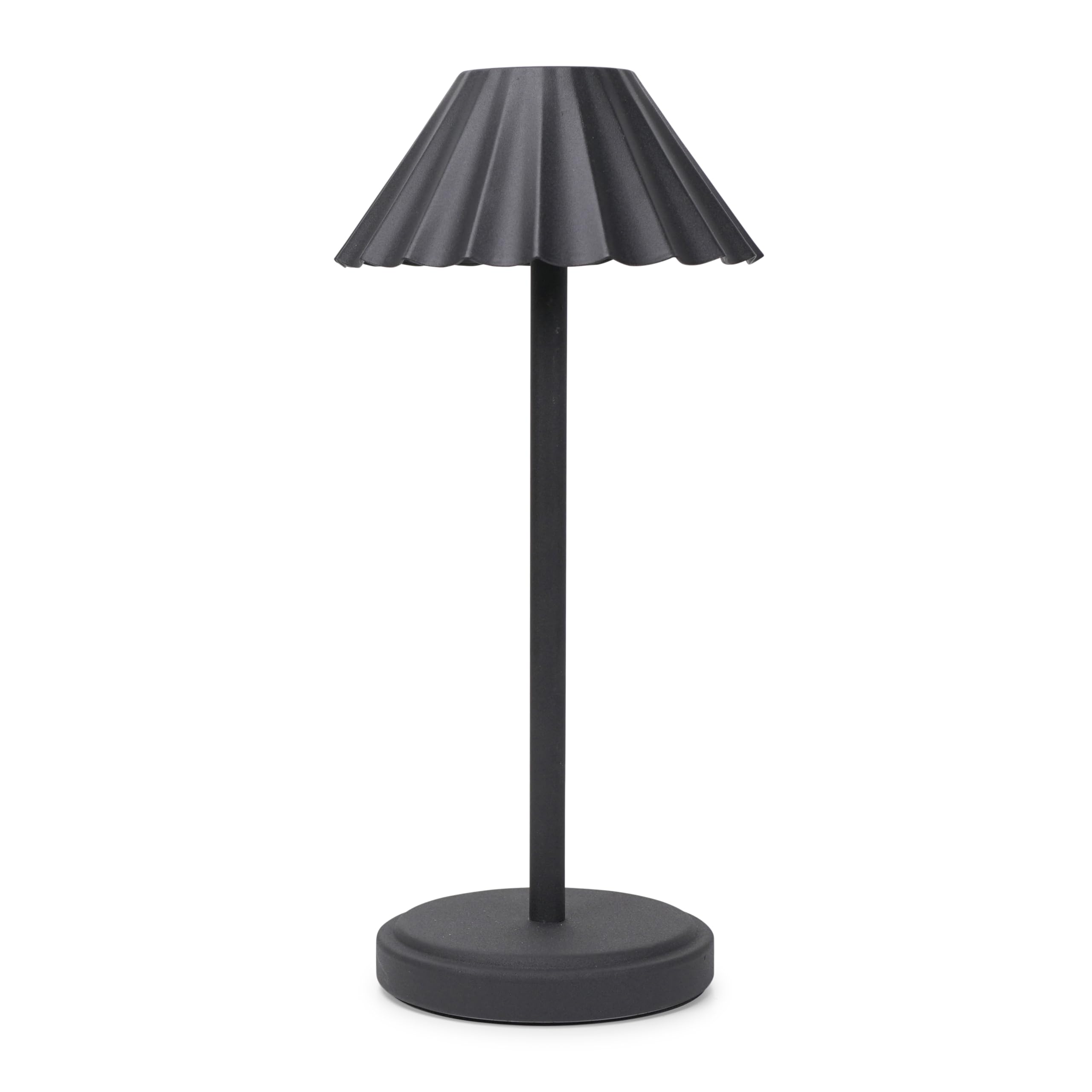 ValueLights Avery Rechargeable LED Table Lamp - Black