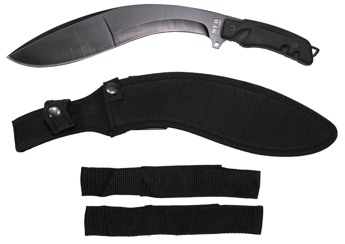 Kukri - Macete, fodera: in nylon, colore: nero