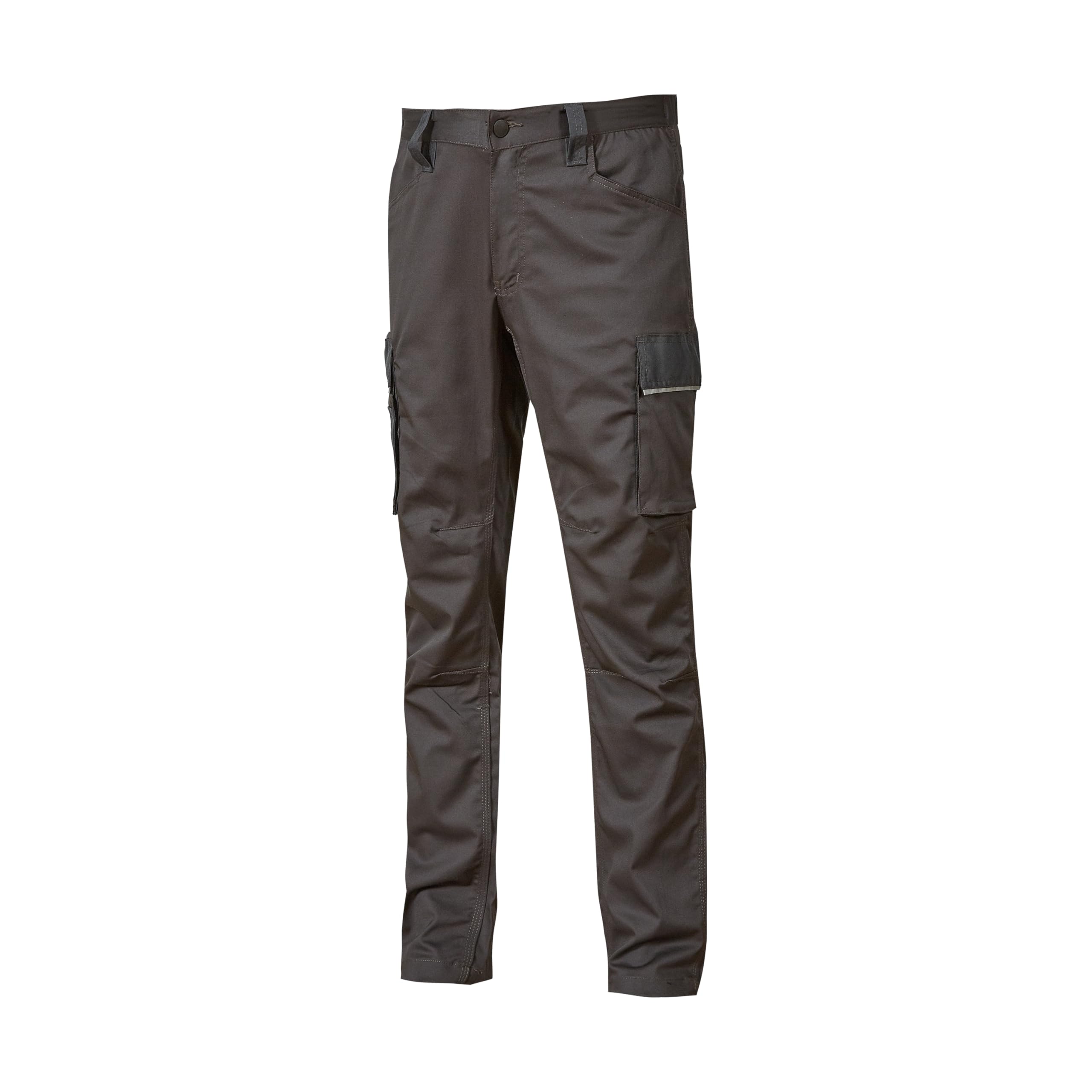 U POWER HY141GI-L HY141GI-L-Pantalone Gamma Happy Modello Crazy Grey Iron Taglia Unica, Uomo