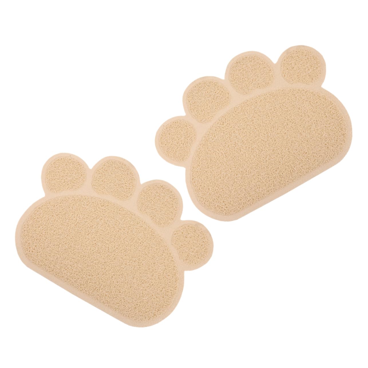 Yardwe 2St Katzenstreu Matte Katzenfuttermatte Katzentoilette katzenstreu fangmatte katzenstreumatte katzenfutter unterlage Haustier Hundefuttermatte Katzentrinkschale Pad Essensmatte PVC