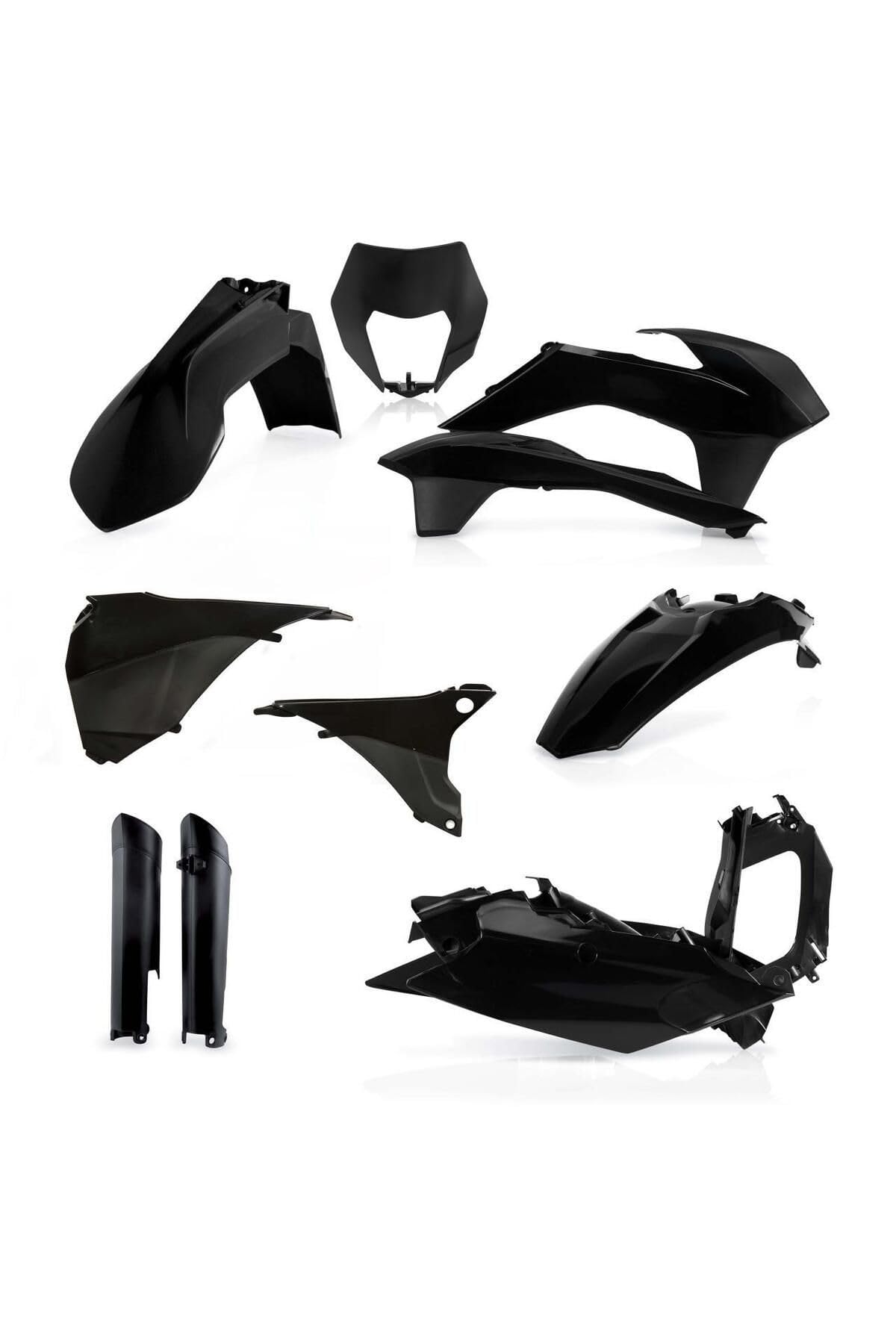 ACERBIS FULL kit PLASTICHE KTM EXC EXC-F 2014 NERO