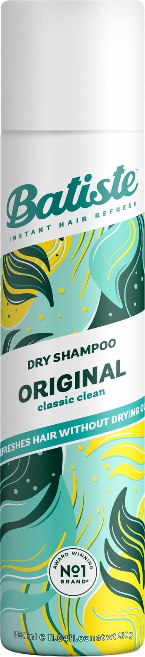 Batiste Original Dry Shampoo, Fresh & Clean Fragrance, 350ml
