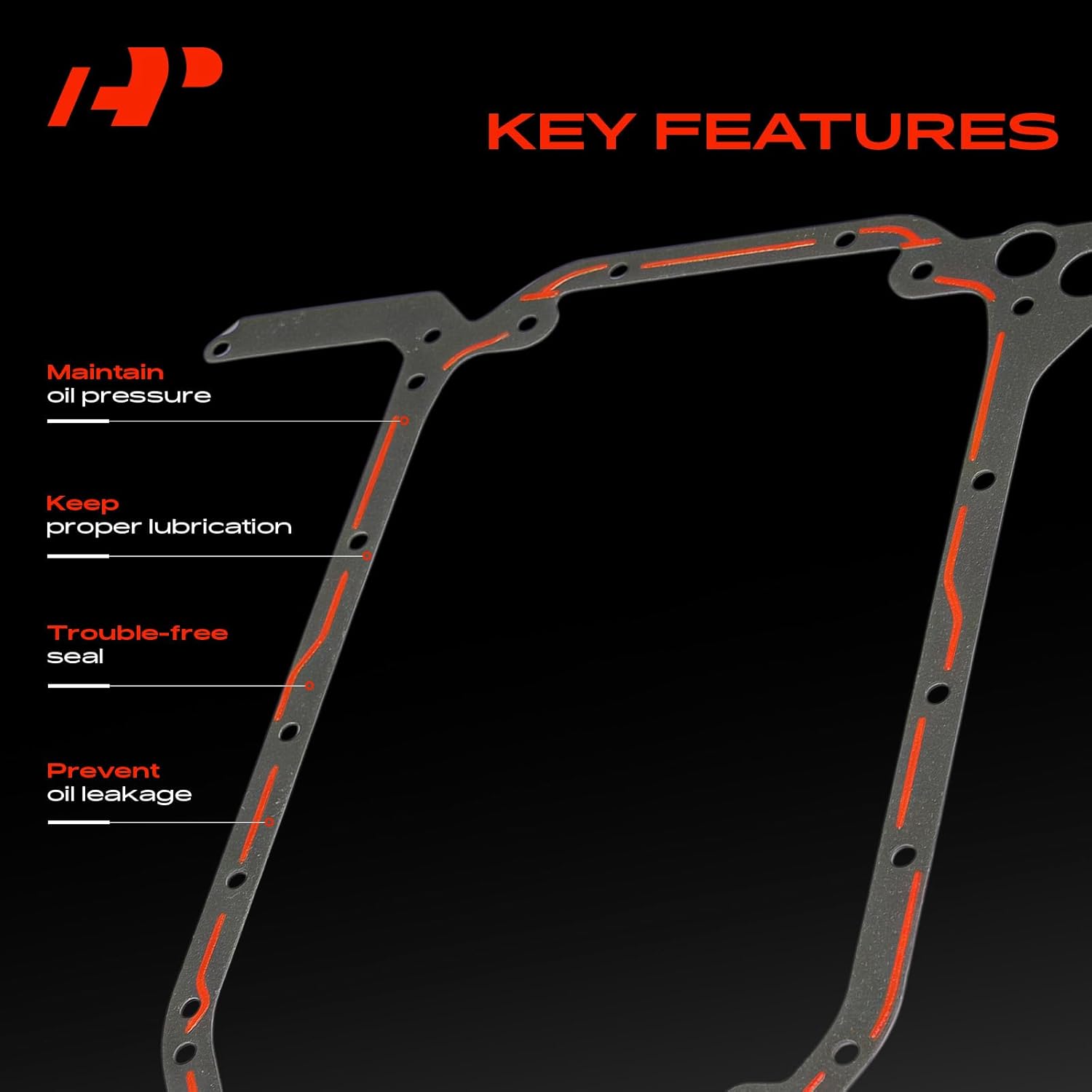 A-Premium 2.8L Engine Oil Pan Gasket Set, Compatible with Audi A4 1996-1997, A6 1995-1997, 90 1993-1995, A4 Quattro 1996-1997, A6 Quattro 1995-1998, Cabriolet 1994-1998