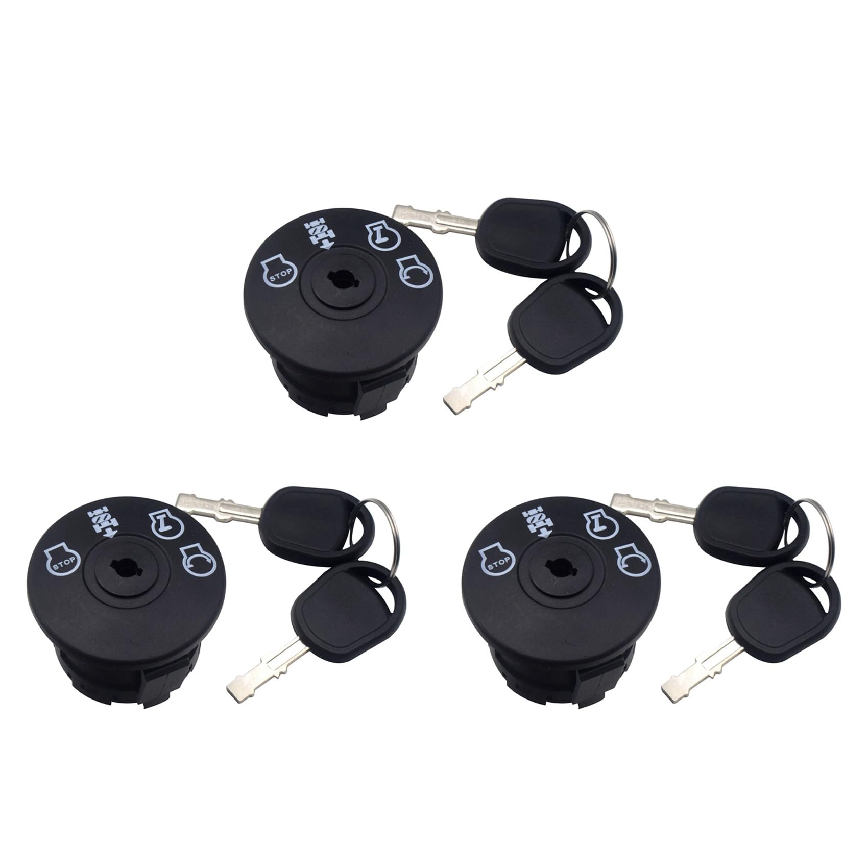 Jnchdghwa 3X Ignition Switch 4 Position with Key for Riding Lawn Mower Tractor 193350 532193350