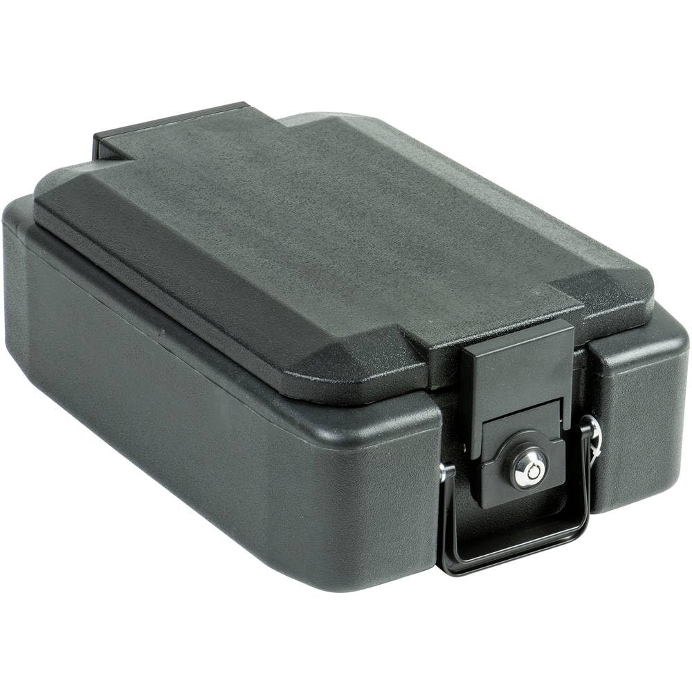 BURG-WÄCHTER Cassetta Portadocumenti Ignifuga, Chiudibile a chiave, Fissabile con Viti, in Plastica con Materiale Ignifugo, DIN A4, FP 22 K, 10,5 kg, nero