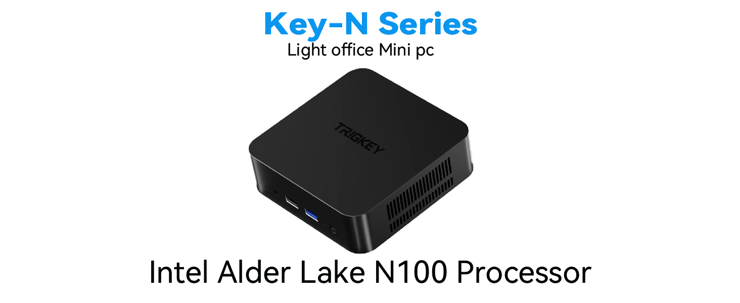 Amazon.com: TRIGKEY KEY-N100 Mini PC, Intel Alder Lake N100 (4C/4T