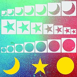 21 pcs Circle Template, DaKuan Star, Moon, Circle Stencils for Painting, Painting on Canvas, Wall Decoration(3.5-9.85 inch)