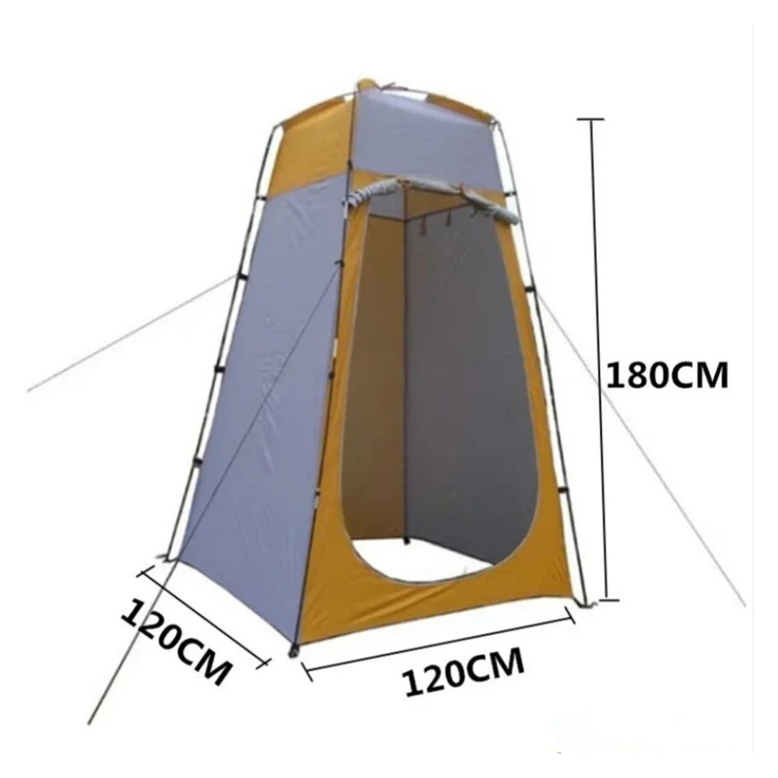 Duschzelt für Camping, Tragbares Camping-Duschzelt Pop-Up, Mehrfarbig