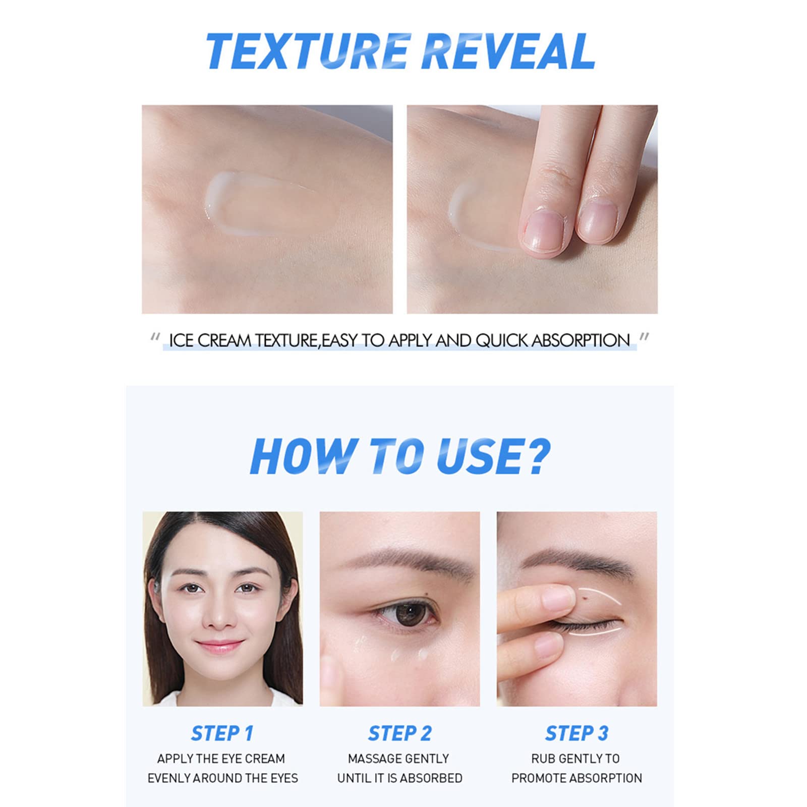 Aguacate Crema Hidratante Para Ojos Crema Elástica Hidratante Para Los Ojos Eliminar Bolsas Círculos Oscuros Anti-Arrugas Disminución Líneas De Ojos Levantamiento 7