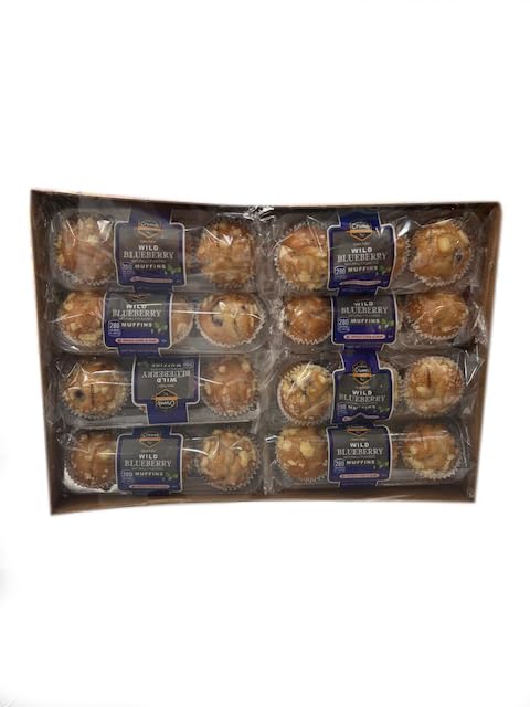 The Worthy Crumb Mini Muffins, Blueberry, 2.6 oz, 16 ct