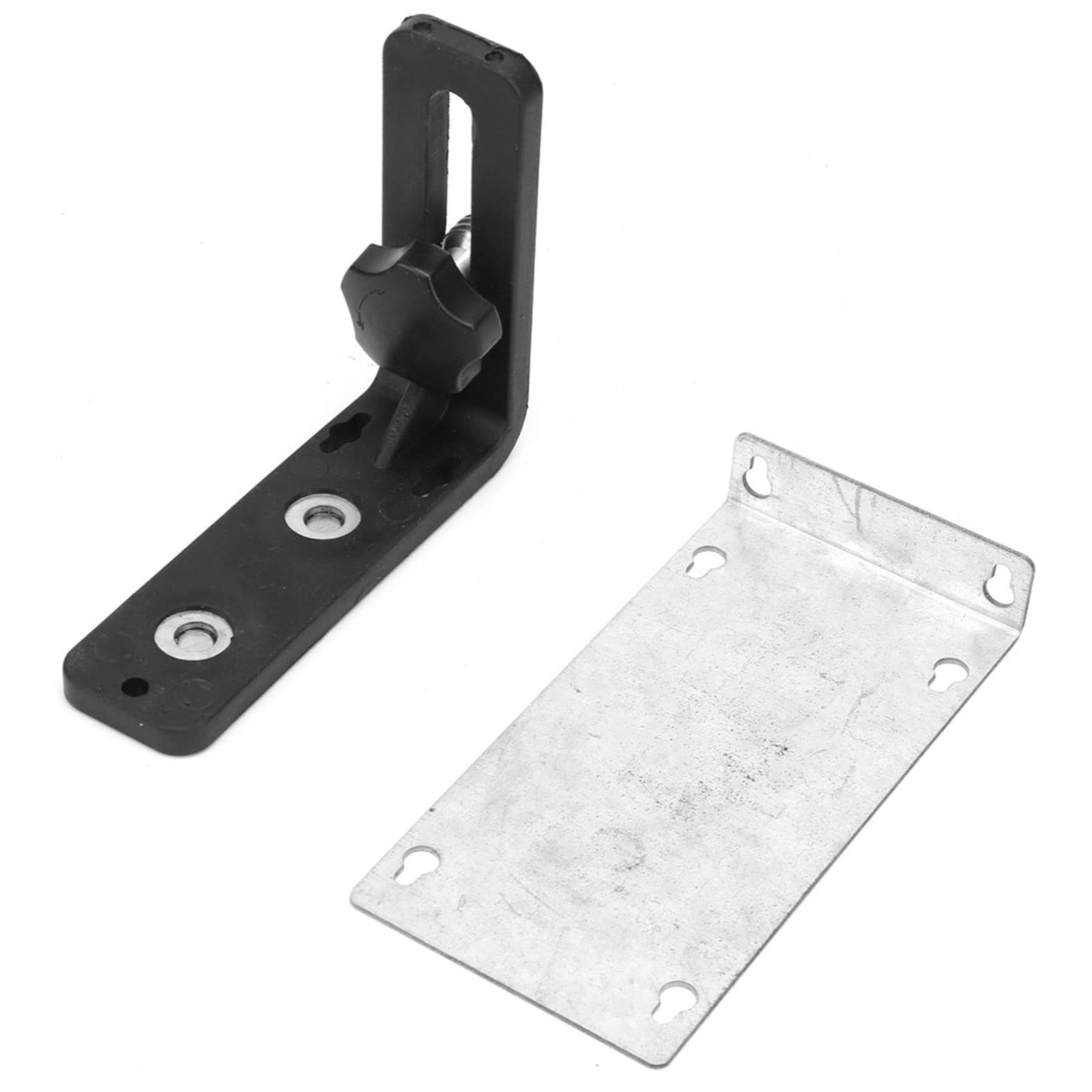 L Shaped Wall Mounted Level Bracket 5/8 Inch Threaded Screw Interface for Precise Alignment and Mounting