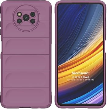 Microsonic Xiaomi Poco X3 Pro i in K l f Oslo Prime Lila [Poco X3 Pro ile Uyumlu K l f - Lila]