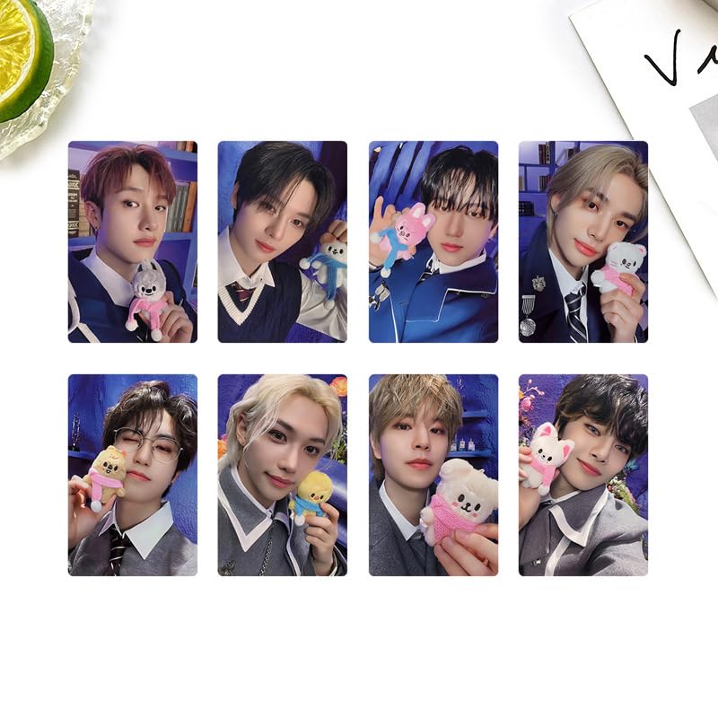 Ariesxin 8Pcs KPOP Stray Kids SKZ'S MAGIC SCHOOL Photocards