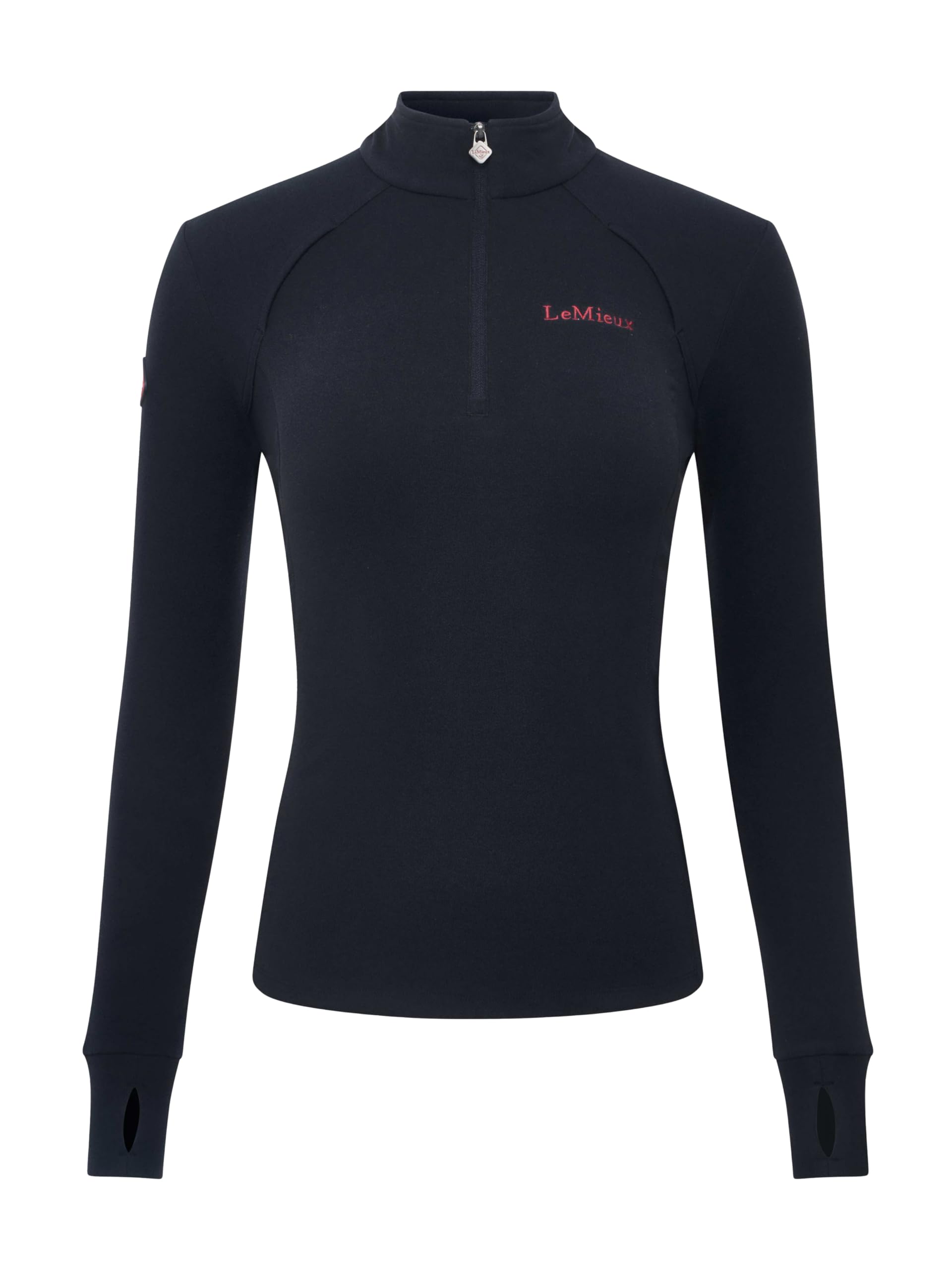 LeMieux Frances Quarter Zip Ladies Fleece - Thumbholes - Vents for Breathability - Navy - UK12